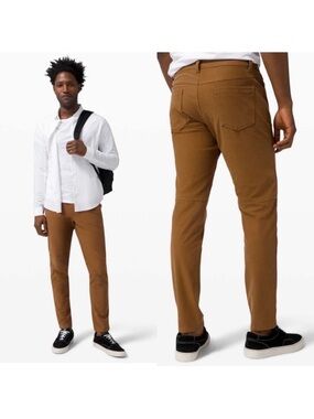 Lululemon ABC Pant Slim *Utilitech 34” Burnt Caramel size 34